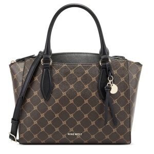 NWT Nine West Jet Set Paisley Tote Crossbody Shoulder Bag